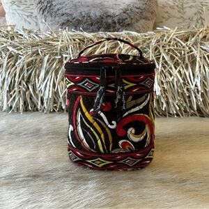 VERA BRADLEY Puccini Cool Keeper Tote Insulated Brown Orange Case Lunch Box Bag